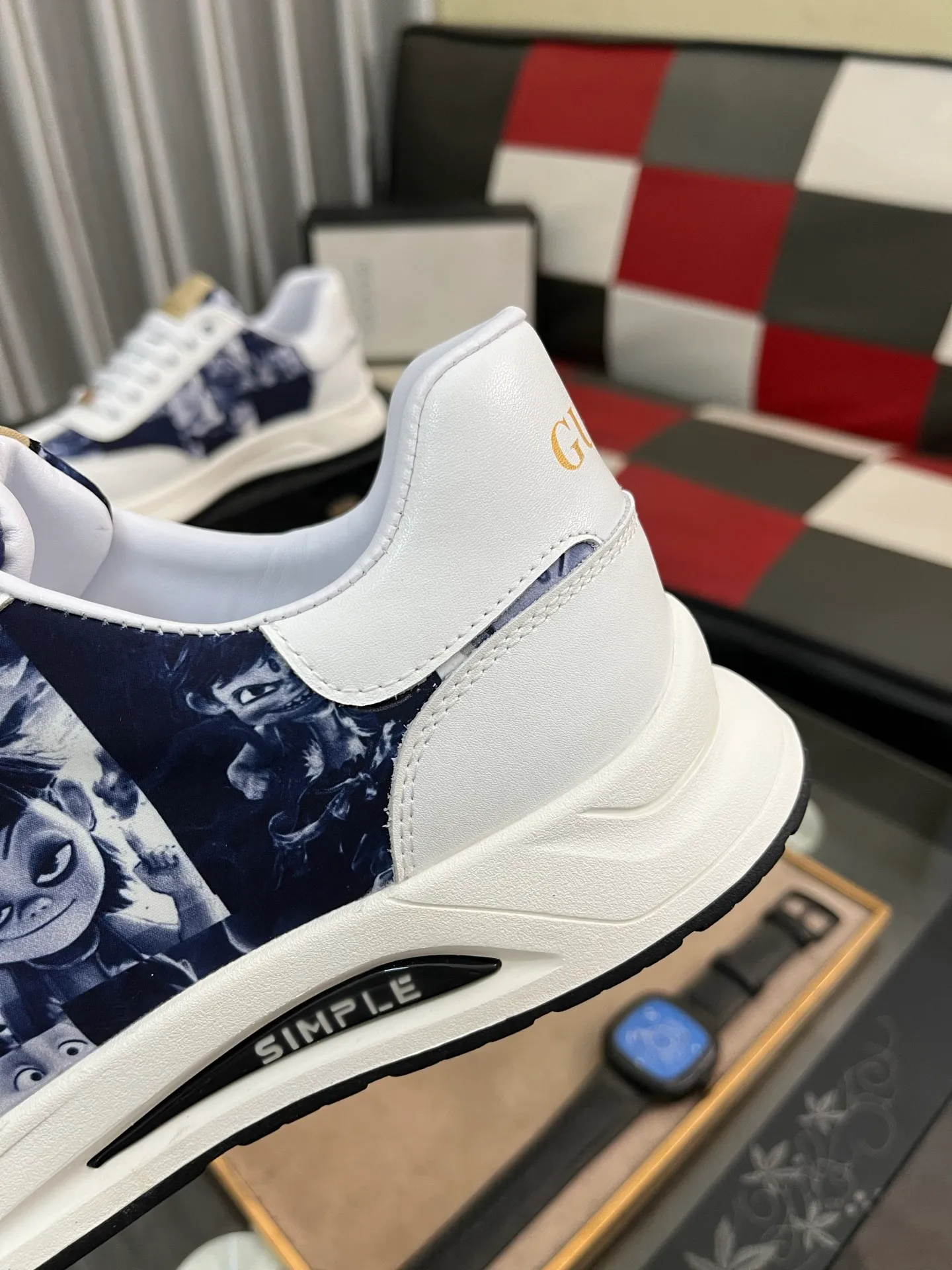 Men's shoes 💰420⌚️⌚️[GUCCI] The latest trendy men's casual shoes, the fabric is made of embossed cowhide imported from Italy, comfortable sheepskin lining + feet, the original outsole is wear-resistant and non-slip, high-level version, exquisite workmanship. Code number: 38-442️⃣Colors available